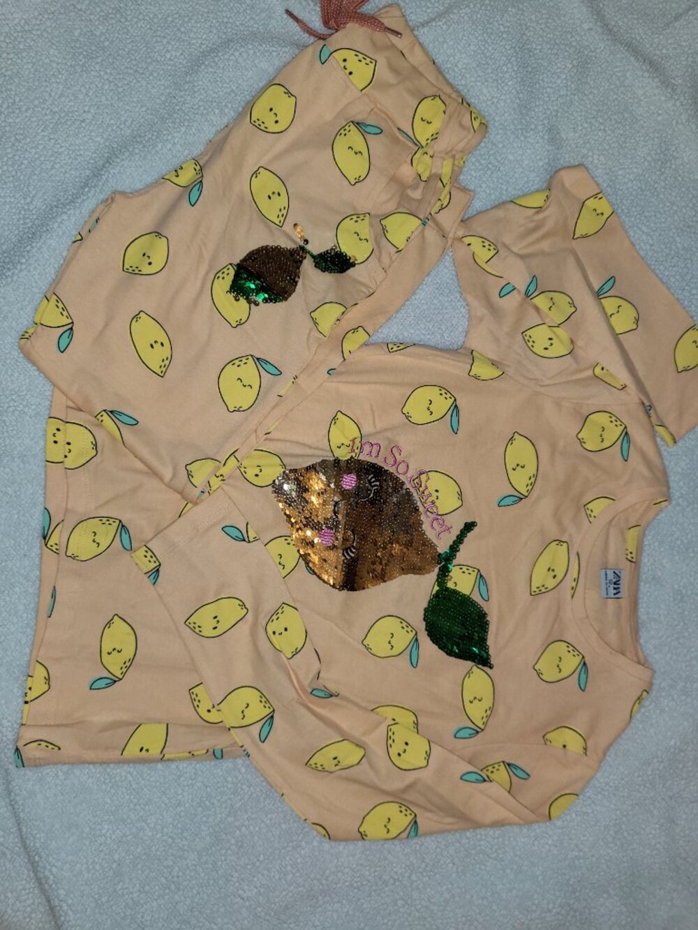 ZARA (NWOT) Sweet Lemon Lounge Set